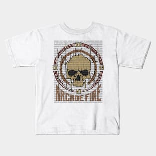 Arcade Fire Vintage Skull Kids T-Shirt